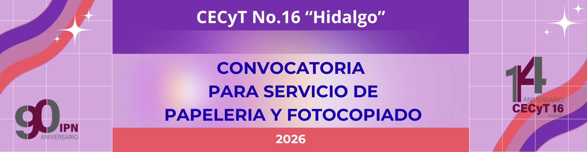 Convocatoria papelería y fotocopiado 2026